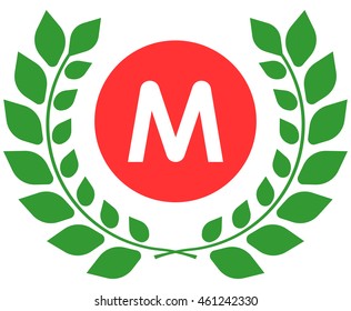 M logo design vector