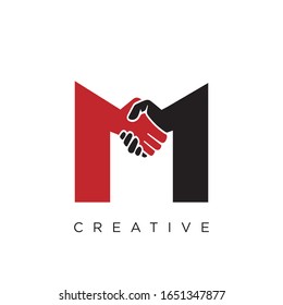 m logo design vector icon