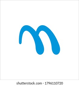 signo vectorial de diseño de logotipo m