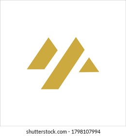 M logo design vector sign 