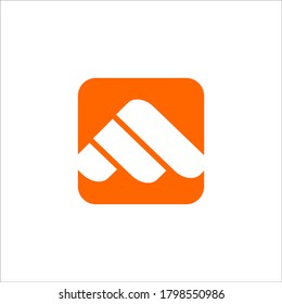M logo design vector sign