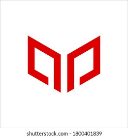 Signo vectorial de diseño de logotipo M