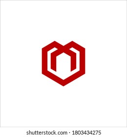 Signo vectorial de diseño de logotipo M