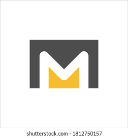 M logo design vector sign