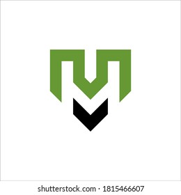 M Logo-Design-Vektorsymbol