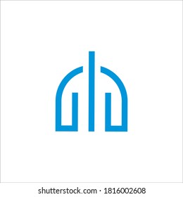 M logo design vector sign