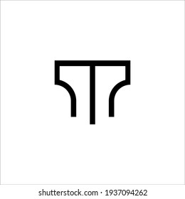 M logo design vector sign 