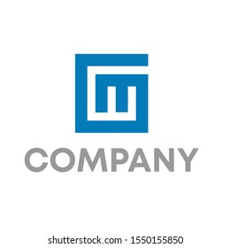 M logo design vector template