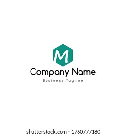M logo design vector template icon