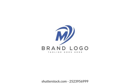 Diseño de Plantilla de Vector de diseño de logotipo M para marca