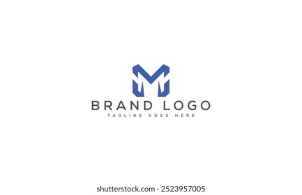 M logo design vector template design for brand