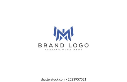 M logo design vector template design for brand