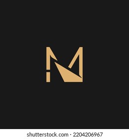 M Logo Design Your Company M Stock Vector (Royalty Free) 2204206967 ...