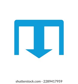 m logo download icon simple m symbol