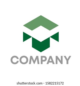 m logo icon design template sign
