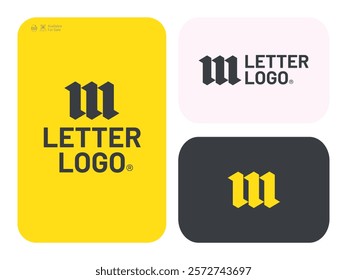 M logo latter logo design