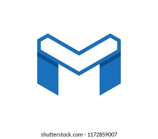 M logo letter 