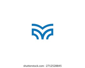 M logo, M letter, Letter M Logo Letter monogram and modern logotype creative look vector . 