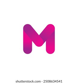 Logotipo de M, logotipo del Vector de la letra de M