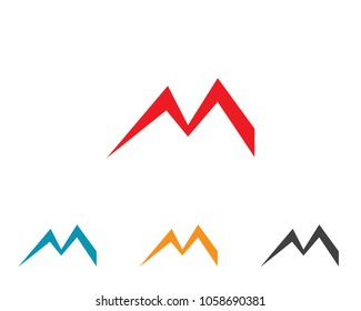 M logo Letter  vector icons such logos template