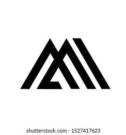 M Logo Letter Vector Illustration