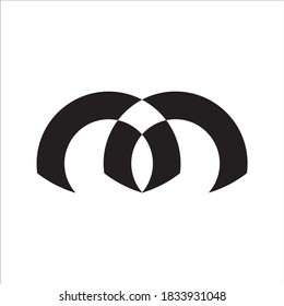 M Logo Letter Vector Illustration