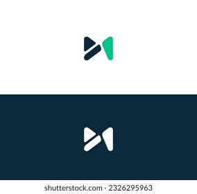 M Logo mit modernem Konzept, Vektorgrafik.