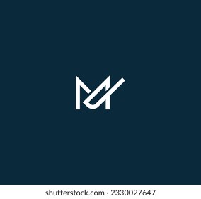 Logo M con moderna ilustración vectorial de concepto.