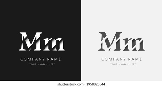 m logo serif upper and lower case 