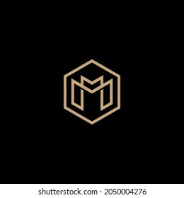logotipo de m simple limpio y elegante