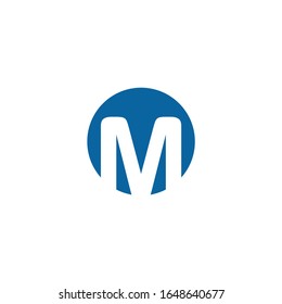 M Logo Simple and Company Vector