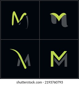 M Logo Special vector concept illustration