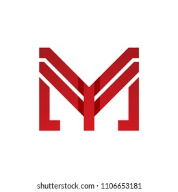 m logo template