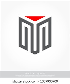 m logo template