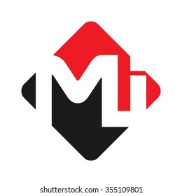 m and i logo vector