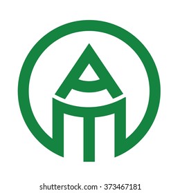 a and m logo vector.