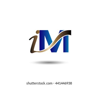 i and M logo vector
