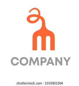 M logo vector design sign template