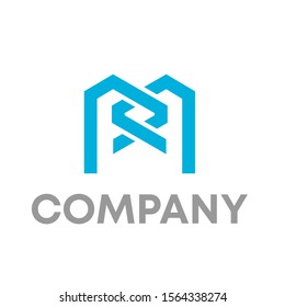 m logo vector design template sign