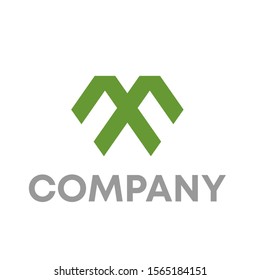 m logo vector design template sign