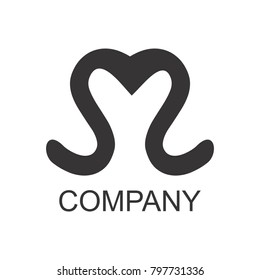 M love logo