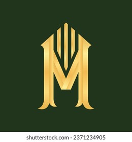 M Luxury Company Logo I 3d and Shine 