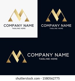 M Luxury Logo Design, M Logo, M