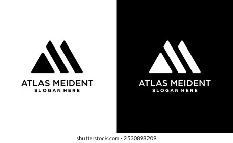 M A MA AM Vector de diseño de logotipo inicial Idea gráfica Creative