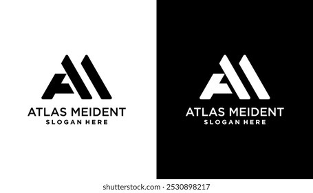 M A MA AM Vector de diseño de logotipo inicial Idea gráfica Creative