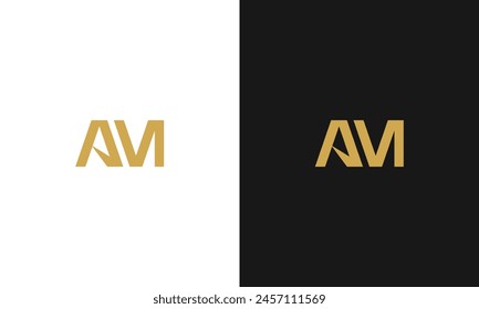 a m am ma logotipo inicial minimalista y moderno