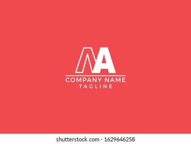 M A MA logo abstract letter initial based icon graphic design in vector editable file.