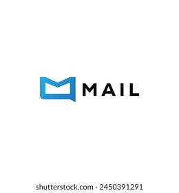 M mail logo icon vector