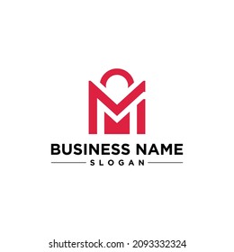 M Marketing Simple Logo Vector and Stock Images