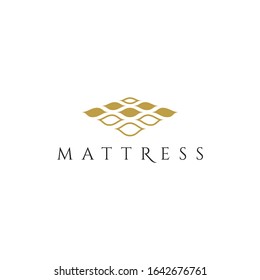 M Mattress logo icon vector illustration